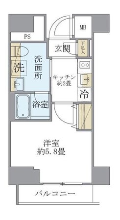 旗の台駅 徒歩2分 1階の物件間取画像